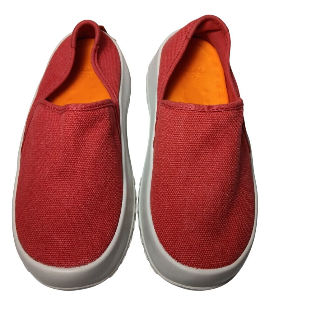 Soft Science Shoes Women 6 Men 4 Drift Canvas Red Comfort Slip On Comfort